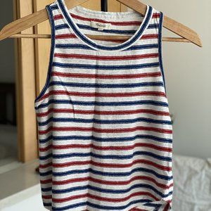 Madewell Striped Tank Top (XS)